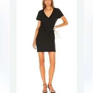 NWOT Standard James Perse V-Neck Blouson T-Shirt Mini Dress Size 1 Small LBD